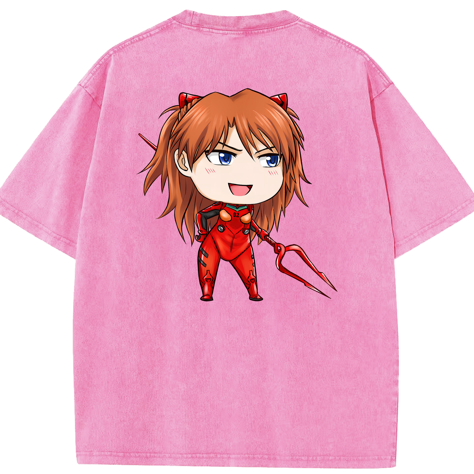 （画像用） EVA 新世紀エヴァンゲリオン 綿100% ヴィンテージ風 半袖Tシャツ（背面プリント）